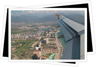 Puerto Vallarta from the plane